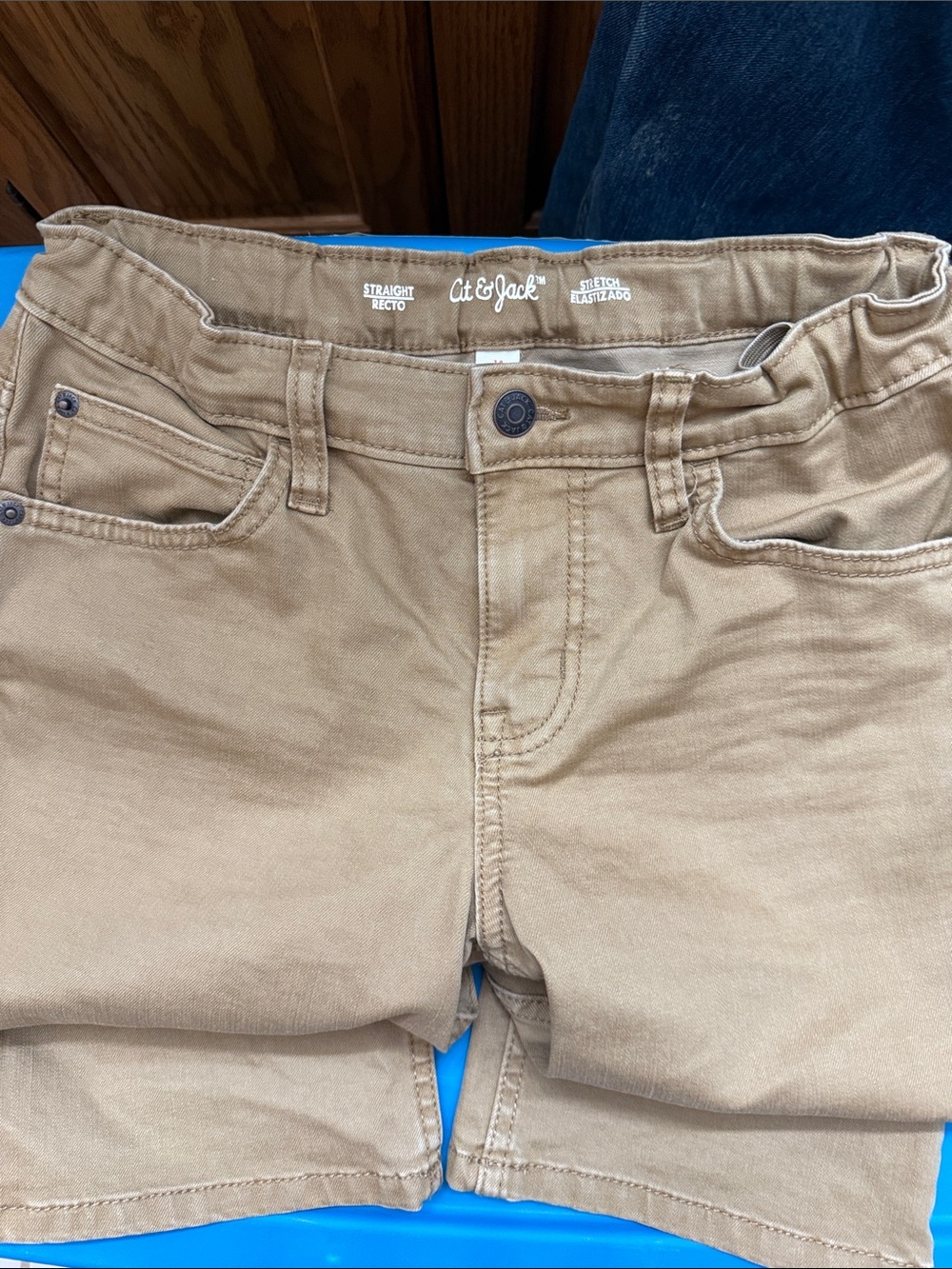 Cat & Jack Boy’s Bootcut Jeans in Tan